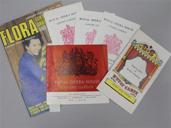 A collection of pre-war ballet, opera and theatre programmes.